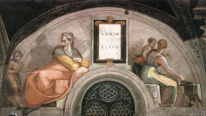 Michelangelo Buonarroti Achim  Eliud oil painting image